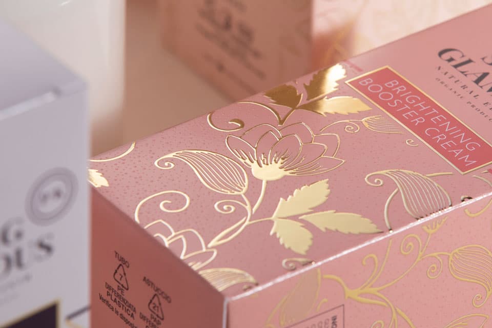 Boxes with special finishes