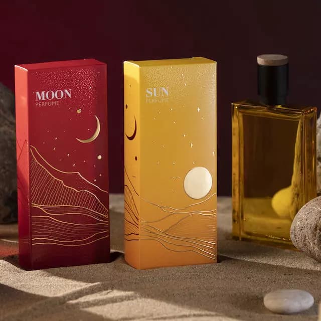 small bottles boxes