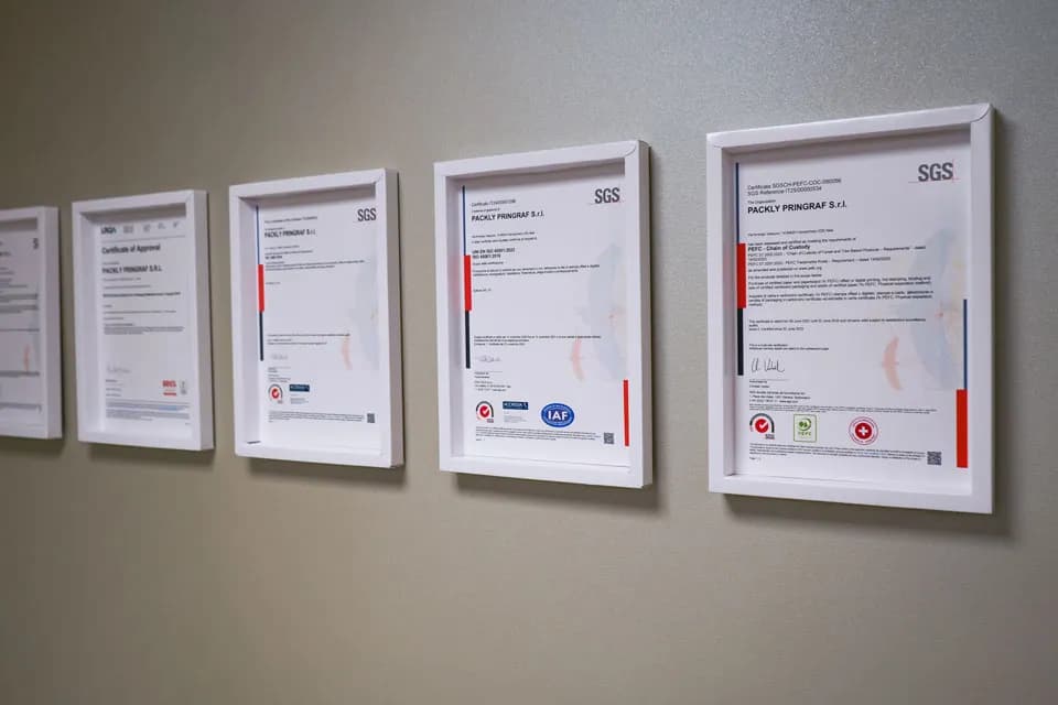Solutions d'emballage certifiées