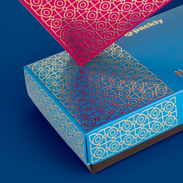 gold foil box