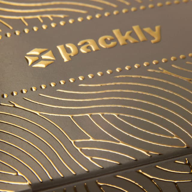 gold foil box