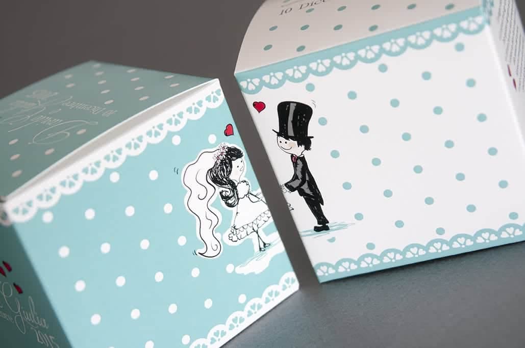 Packaging scatole per matrimoni