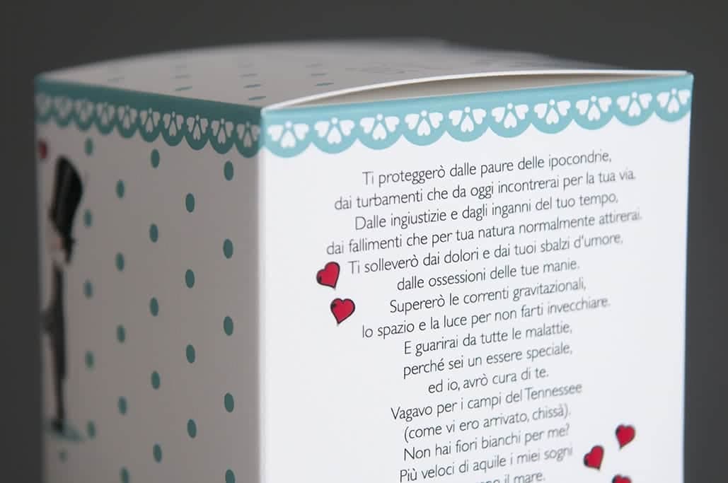 Packaging scatole per matrimoni