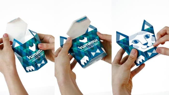 packaging cibo per gatti