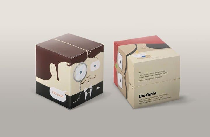 packaging per tè