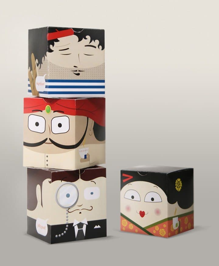 packaging tè