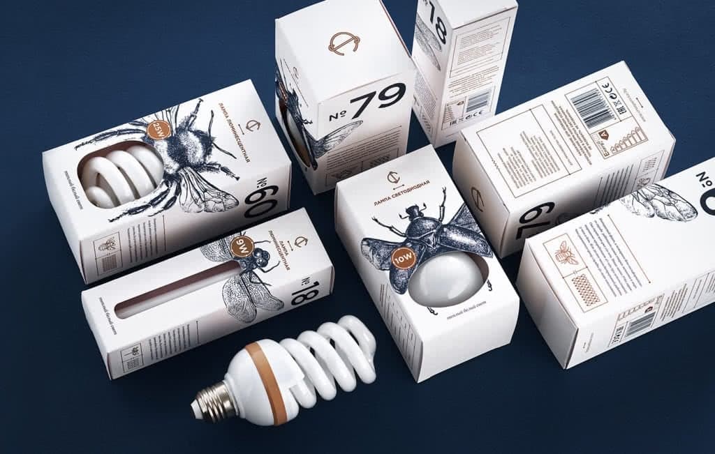 scatole creative lampadine