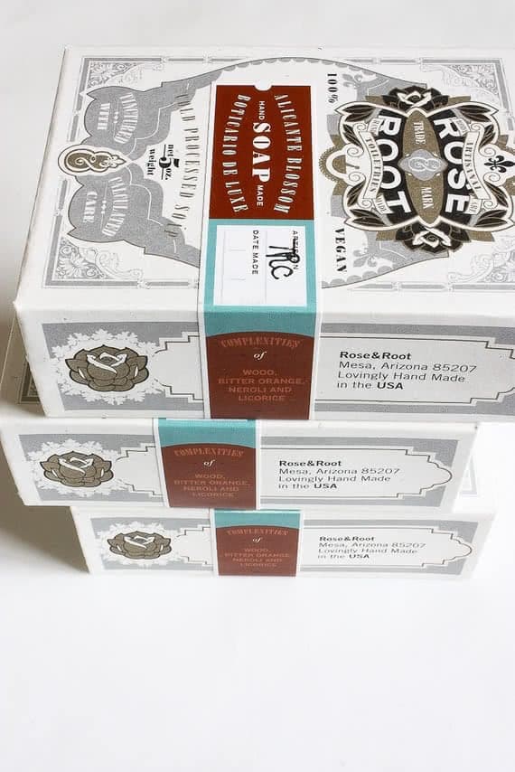 floreal soap packaging