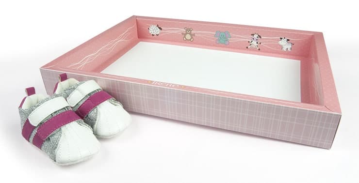 double wall tray for shadow box