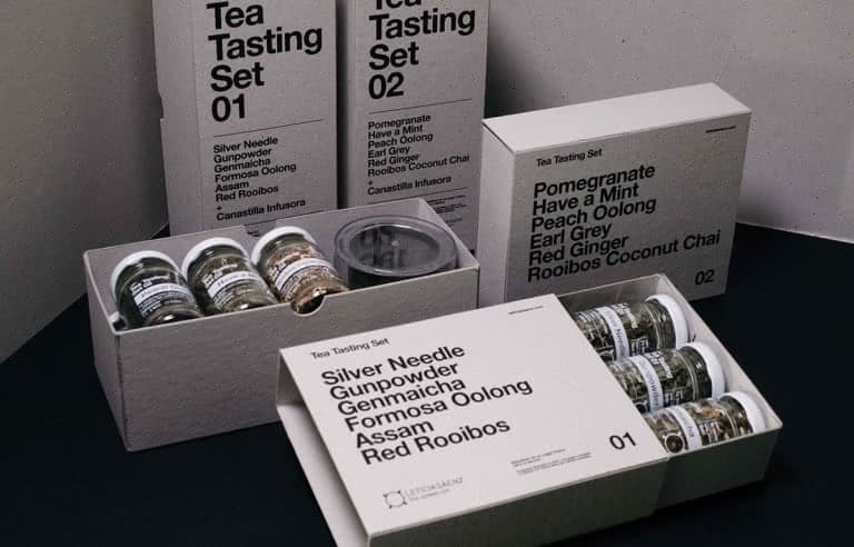 Numbered packaging for tea