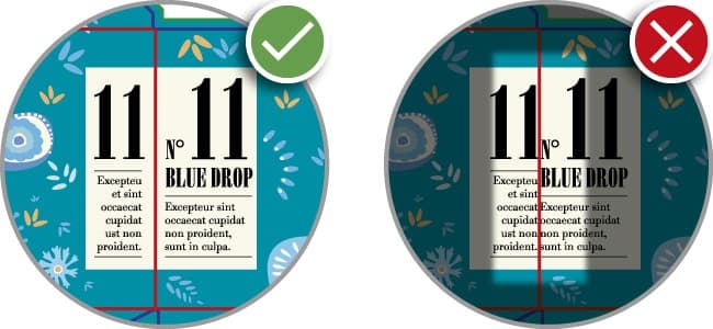 distanza elementi grafici da linee