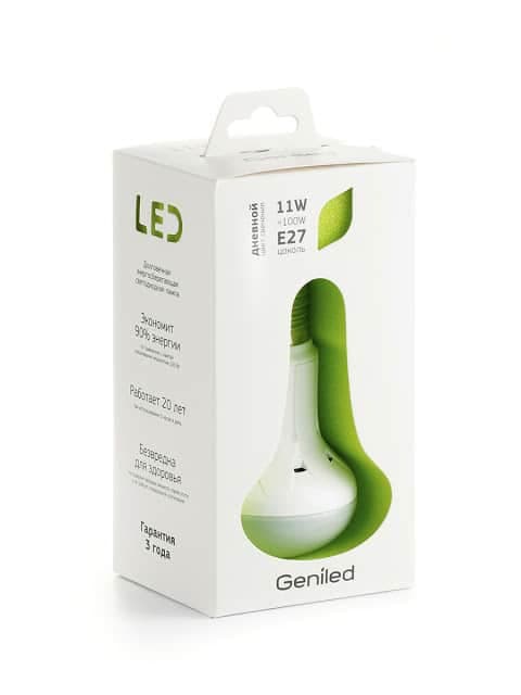 packaging geniled lampadina