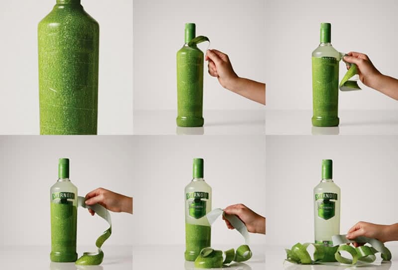 Quirky Smirnoff Vodka Packaging