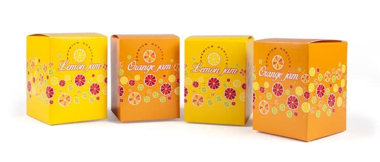 Fruit jam packaging 