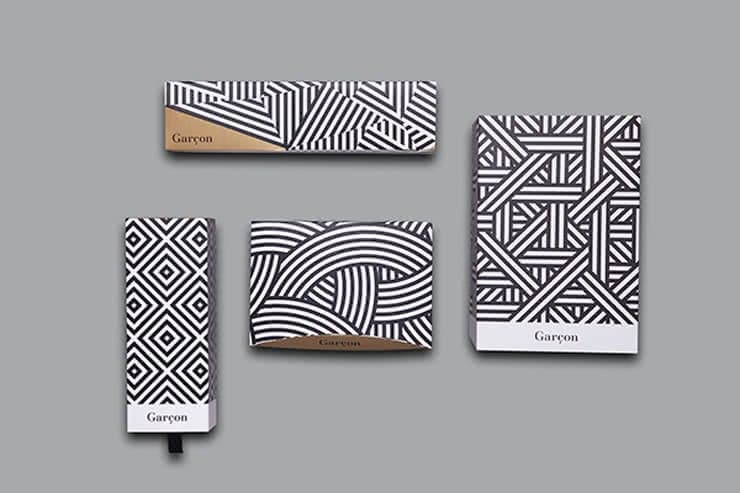 Packaging e pattern garçon