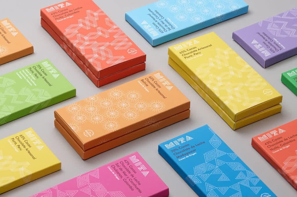 Patterns in Chocolate Packaging for Mita