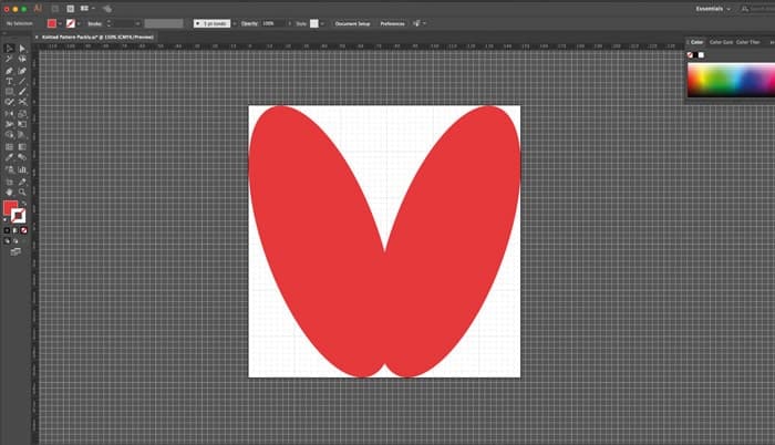 reflect-ellipse-knitting-pattern-creation