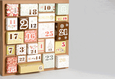 scatole di natale calendario avvento