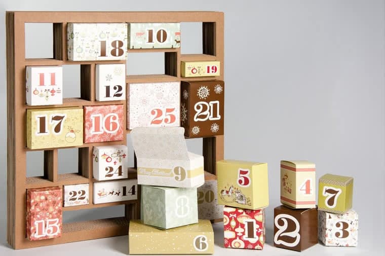 scatole di Natale calendario avvento Packly 1