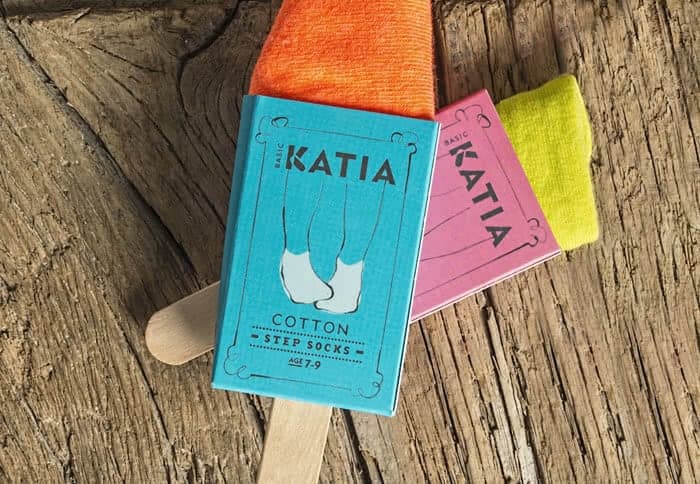 Katia socks on a stick