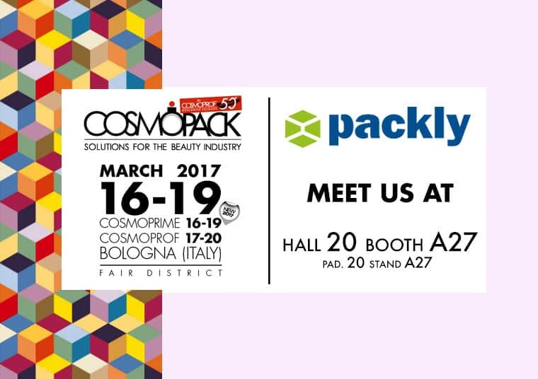 Packly a Cosmopack Bologna 2017