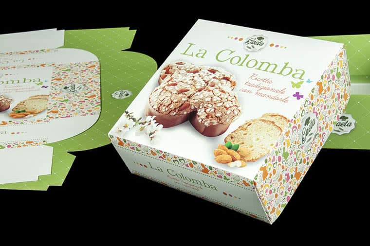Packly custom easter dove cake packaging