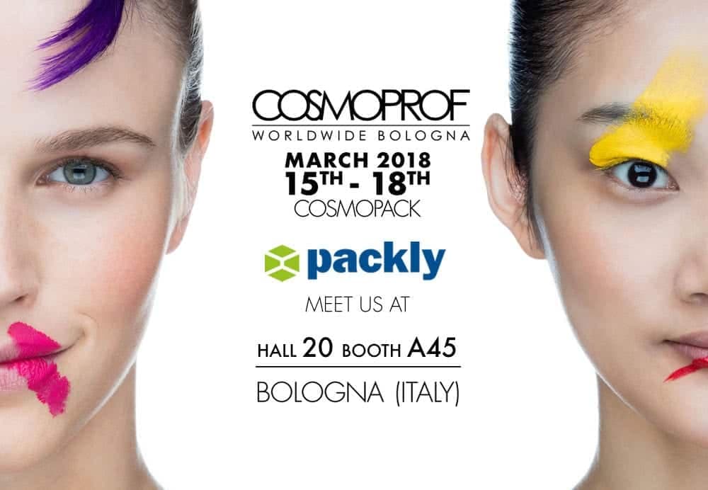 Packly at Cosmopack 2018 packaging fairs