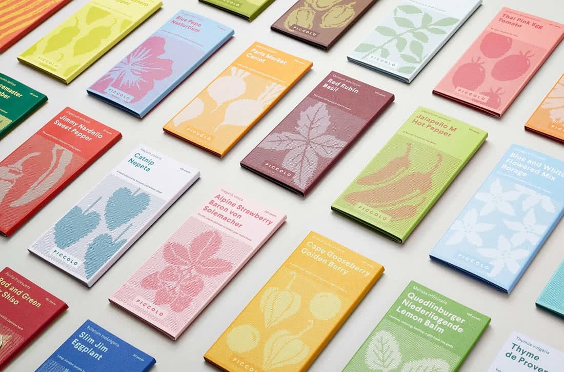 confezioni per semi piccolo seeds here design
