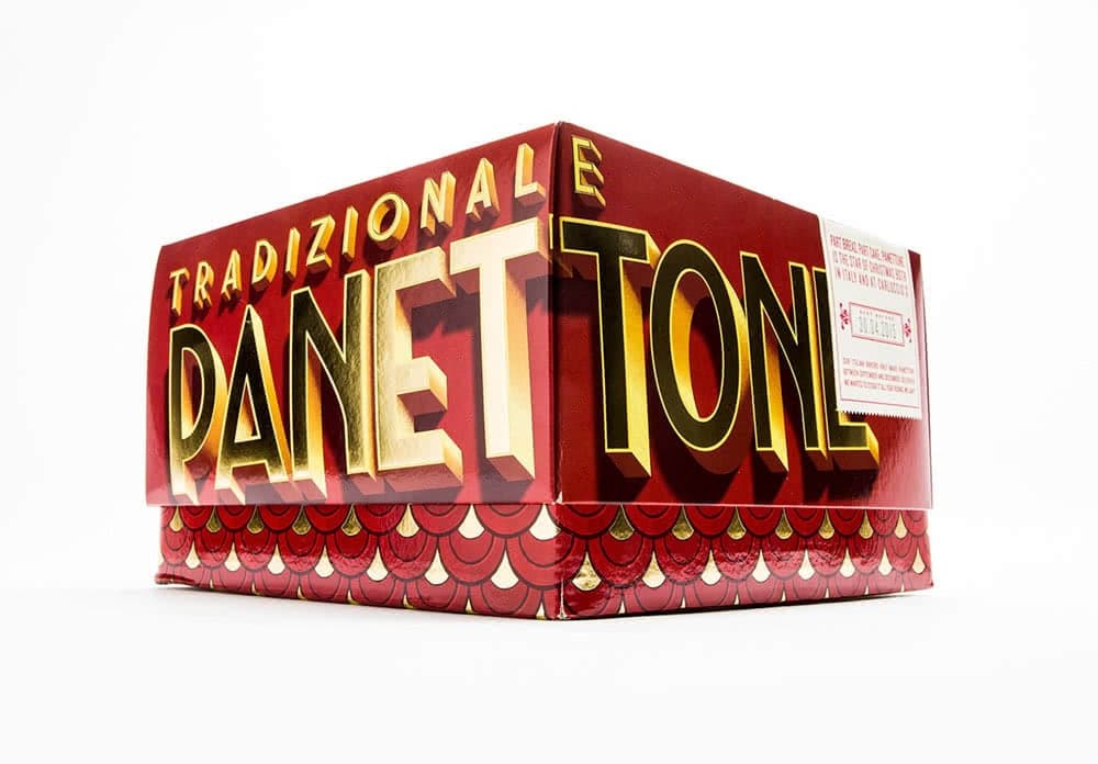bold packaging per panettoni carluccios