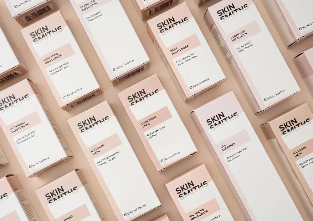 skinsmiths palette nude packaging design