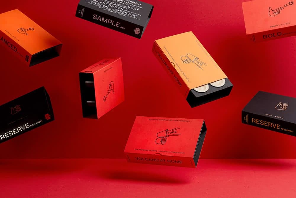 coffee packaging design pods