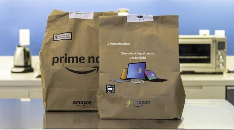 Bag arcobaleno Prime Now per il Pride 2019