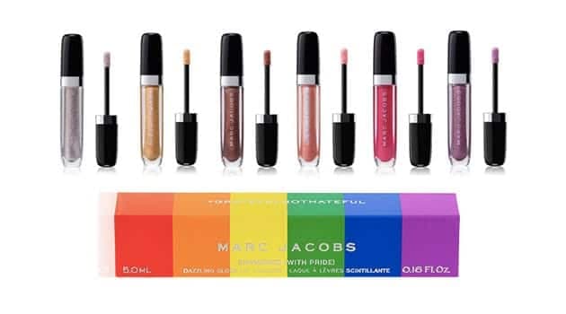 Rainbow lip gloss box for the Pride