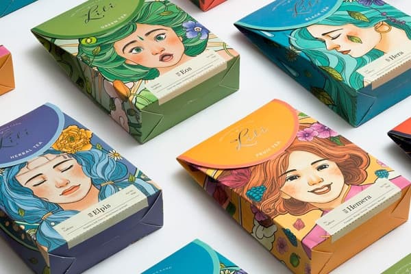 Scatola porta tè e tisane a soffietto