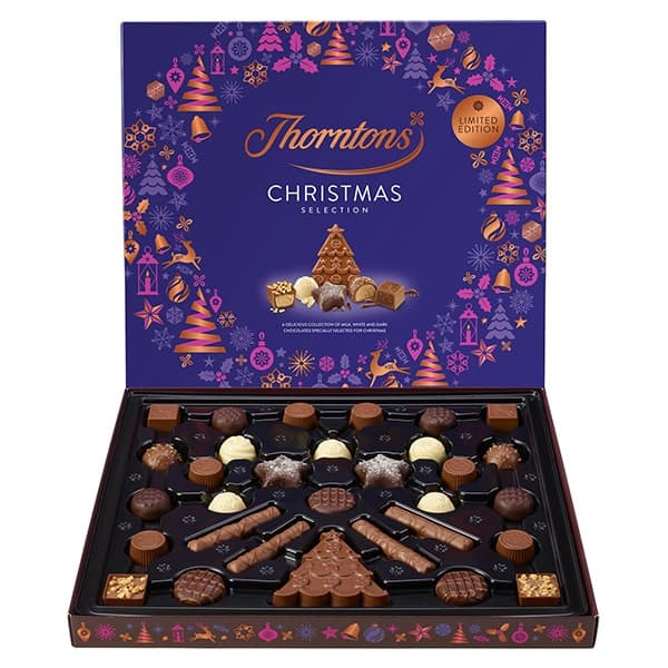 Scatola per cioccolatini natalizia
