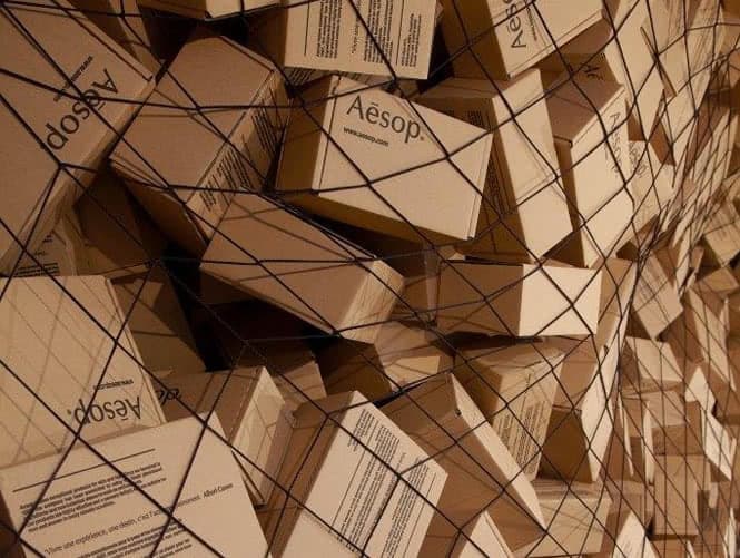 Aesop visual merchandising