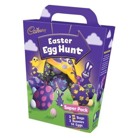 Scatola in cartoncino con manico per il packaging delle uova di Pasqua