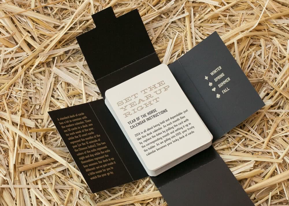 Year of the Horse playing cards