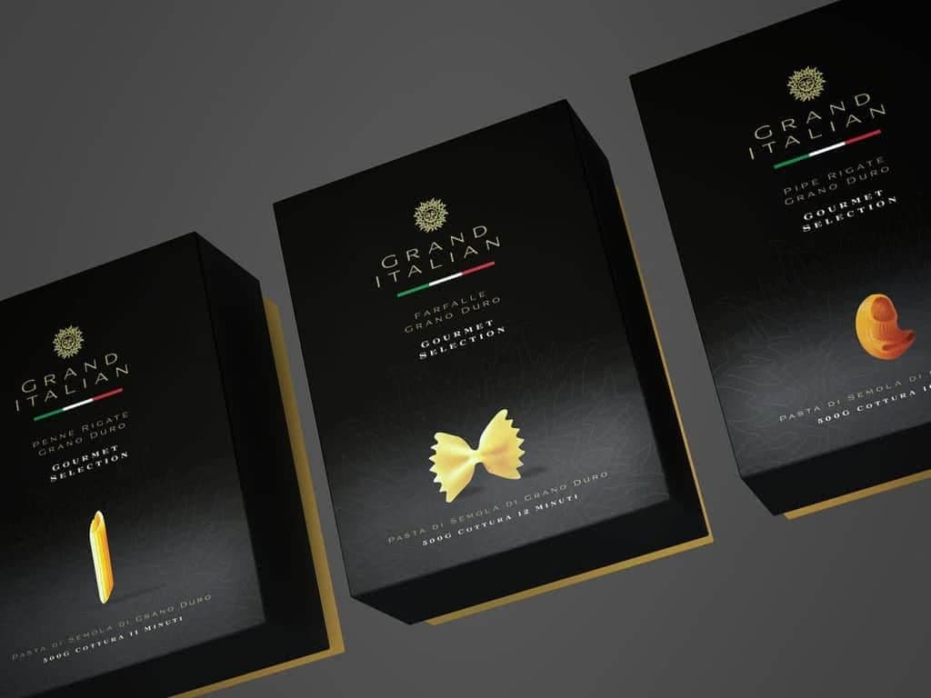 Italian design in pasta packaging