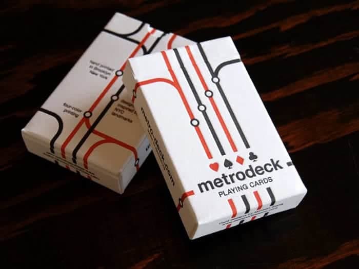 Metrodeck playing card boxes