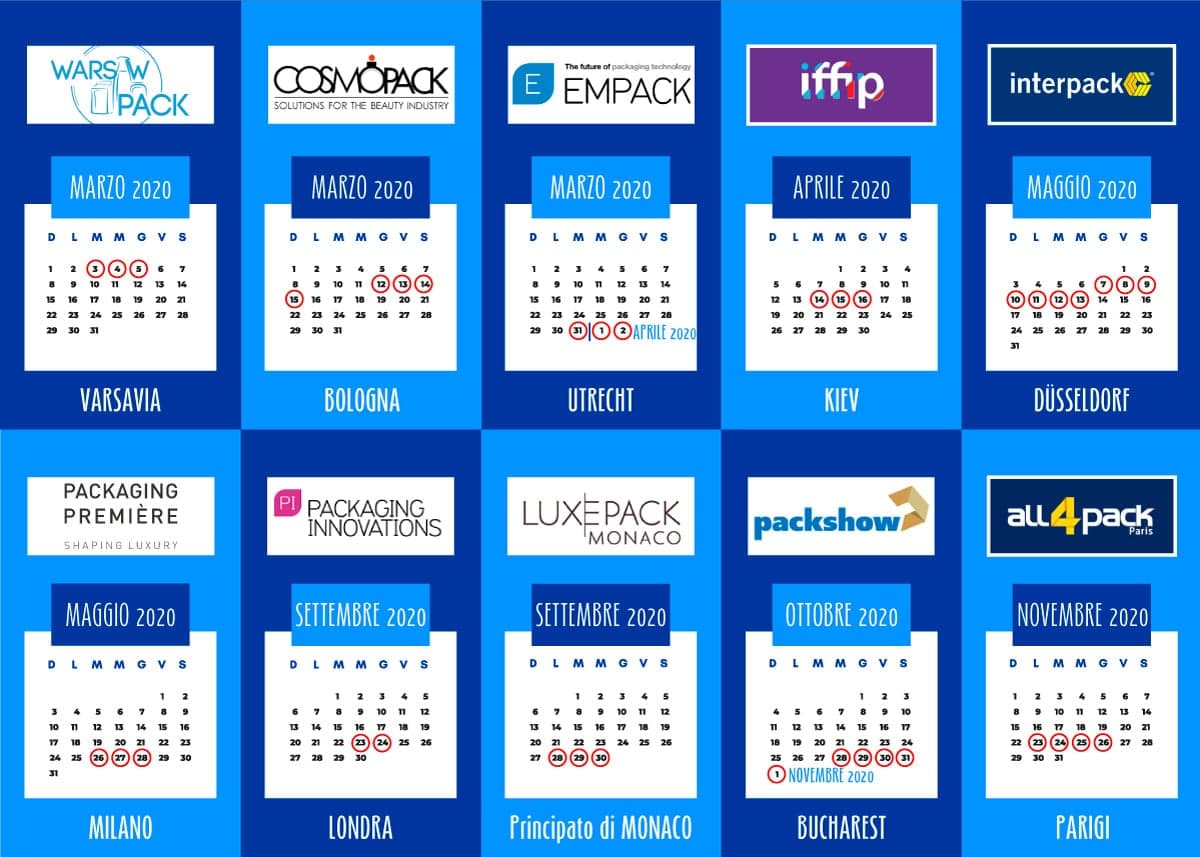 fiere del packaging europa 2020