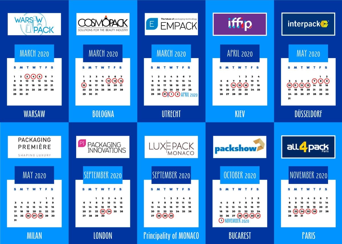 leading packaging fairs in europe 2020