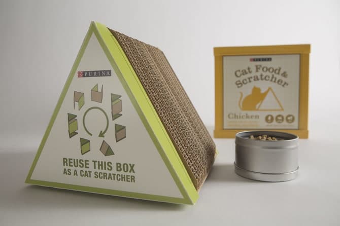 Multipurpose packaging for cat food