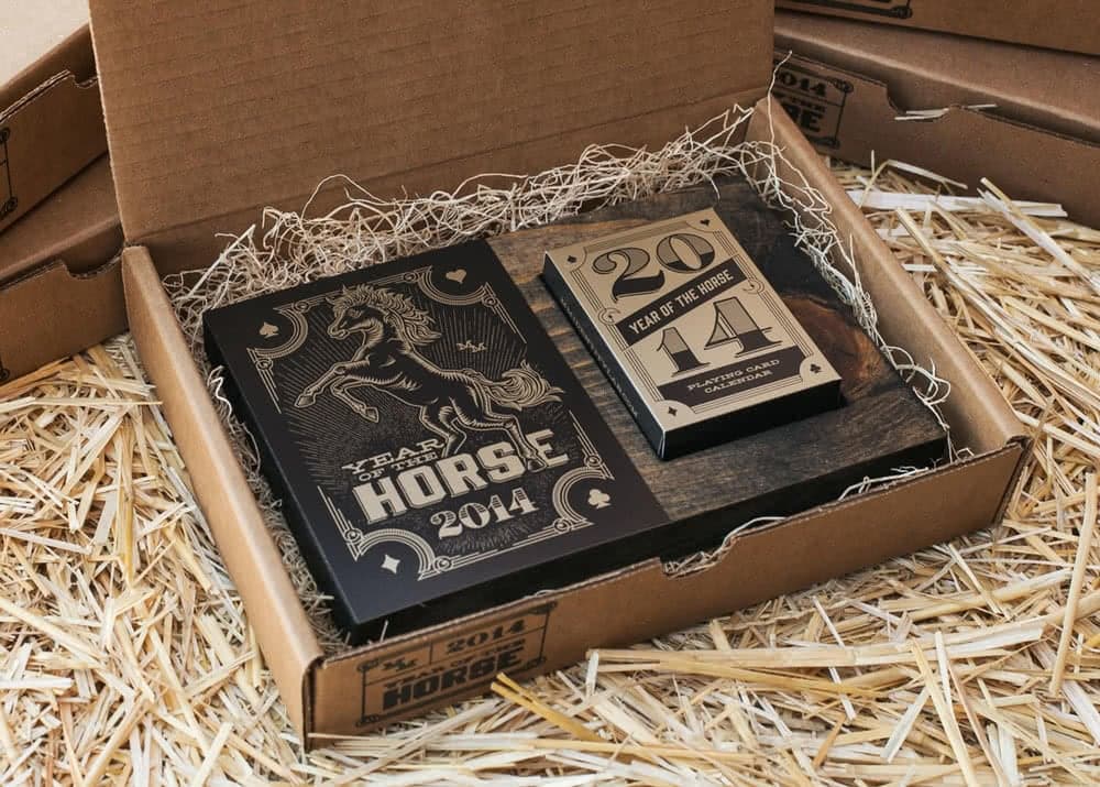 Horse Year playing cards
