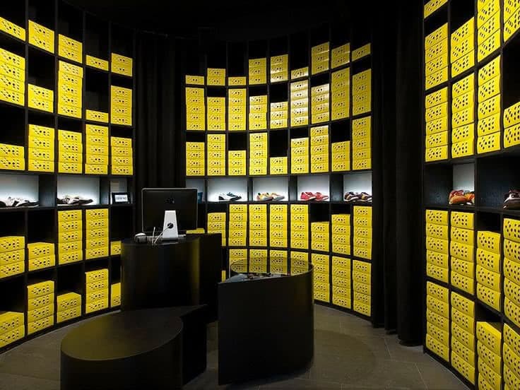 Store design for shoes