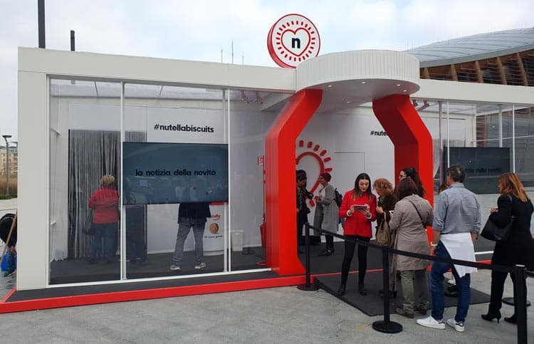 Temporary store dei Nutella Biscuits a Milano