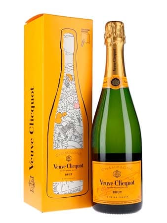Packaging giallo speciale per champagne