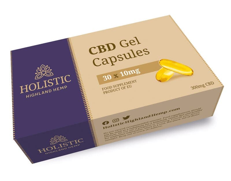 Astuccio lineare per capsule gel