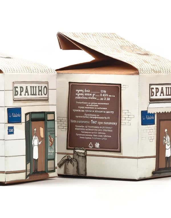 Russian Food Packaging for a Bakery