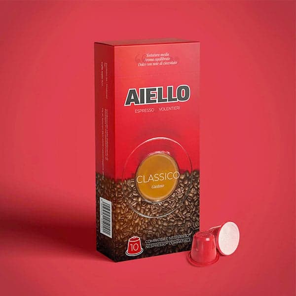 Scatola in cartoncino rossa per caffè